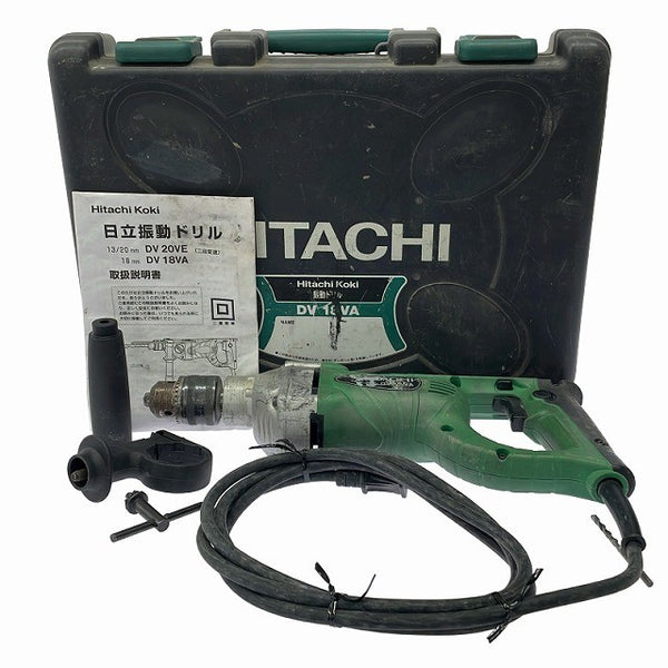 ☆中古品☆HITACHI 日立工機 100V 18mm 振動ドリル DV18VA ケース付き 電動工具 穴あけ 日曜大工126725 - 3