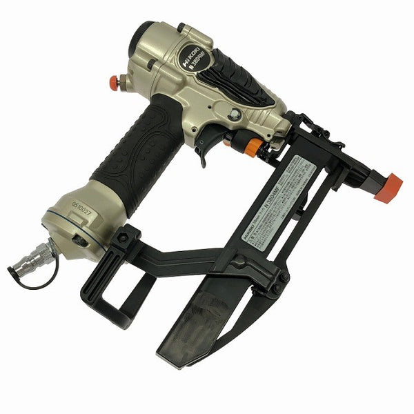 ☆中古美品☆HiKOKI ハイコーキ 常圧 フロア用タッカー N3804MF ケース付 ステープル幅4mm 長さ38mm エアタッカー エアータッカー133874 - 5