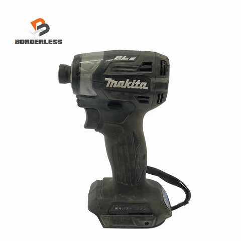 ☆中古品☆makita マキタ 18V 充電式インパクトドライバ TD173DZ 黒/ブラック 本体のみ 締付け 電動工具128183