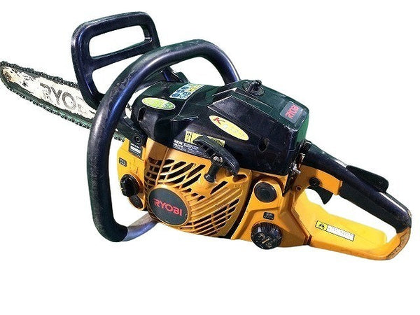 ☆中古品☆ RYOBI リョービ エンジンチェンソー ESK-3740 排気量36.3ml ガイドバー400mm エンジン式 チェーンソー 造園 伐採 - 5