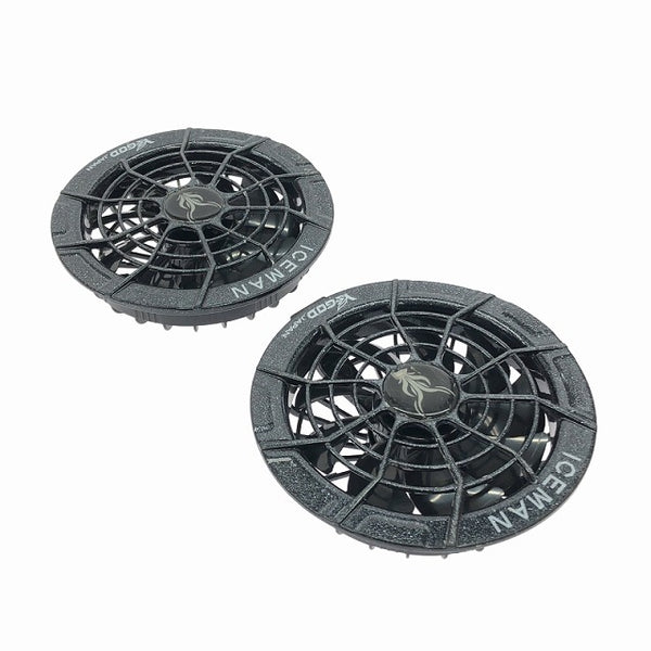 ☆美品☆ICEMAN アイスマン HV24Vバッテリー KBT24V-5000W HV24Vファン DF24V-BK-SET 空調作業服 Y's GODJAPAN 山真製鋸(株) - 5