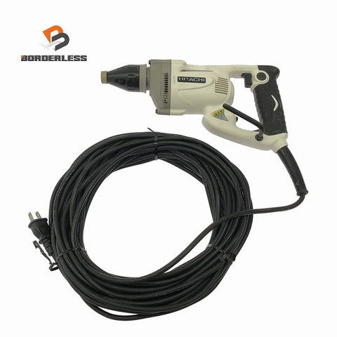 ☆中古品☆HITACHI 日立工機 100V ボード用ドライバー W5SA 白 コード式 スクリュードライバー ボードドライバー 電動工具125504