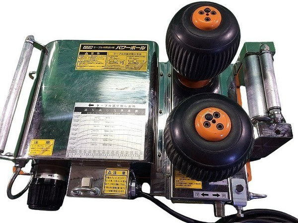 ☆中古品☆IKURA イクラ 育良精器 100V パワーボール IS-180FBO 動力用開閉器(BSWT315B3)付 ケーブル中間送り機 電設工事 - 8