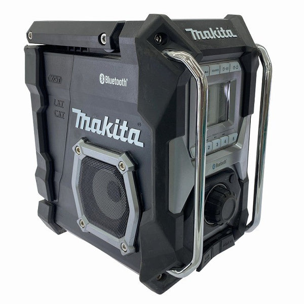 ☆中古品☆ makita マキタ 10.8V/14.4V/18V/40Vmax/100V 充電式ラジオ MR002G 黒/ブラック 本体+ACアダプター+バッテリー1個(6.0Ah)129144 - 3