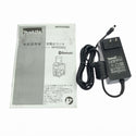 ☆美品☆makita マキタ 10.8V/14.4V/18V/40Vmax/100V 充電式ラジオ MR002G 黒 本体 アダプター Bluetooth コードレス 現場ラジオ 116704 - 10