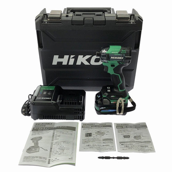 ☆未使用品☆HiKOKI ハイコーキ 36V コードレスインパクトドライバ WH36DD(XPLSZ) バッテリー1個(BSL36A18BX) 充電器 ケース付127949 - 3