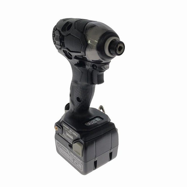 ☆未使用品☆HiKOKI ハイコーキ 14.4V コードレスインパクトドライバー WH14DDL2(2LYPK)(B) 黒 バッテリ2個(6.0Ah) 充電器 ケース付118109 - 5