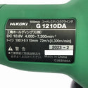 ☆比較的綺麗☆HiKOKI ハイコーキ 10.8V 100mm コードレスディスクグラインダー G1210DA 中古砥石 スパナ付き 研磨 研削 切断 - 8