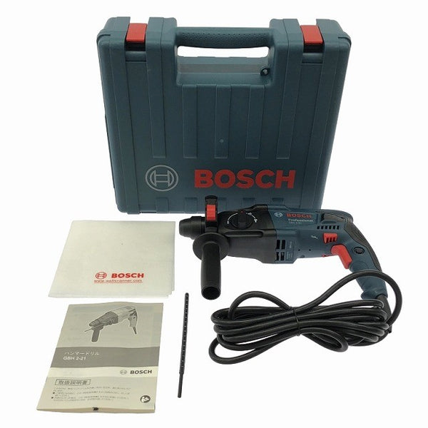 ☆未使用品☆BOSCH ボッシュ 100V ハンマードリル GBH2-21 ケース付 SDSプラス コード式 ハンマドリル 穴あけ 穿孔125774 - 3