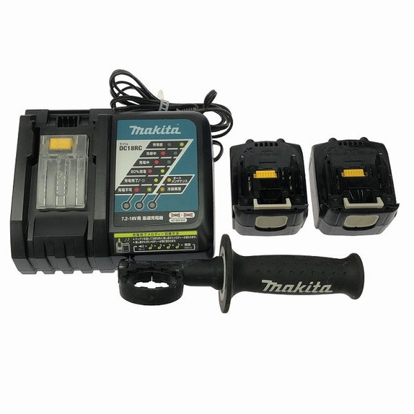 ☆比較的綺麗☆makita マキタ 14.4V 充電式ハンマドリル HR162D バッテリ2個(4.0Ah) 充電器 ケース付 ハンマードリル 穴あけ 斫り137145 - 9