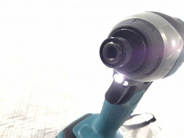 ☆未使用品☆makita マキタ 18V 充電式インパクトドライバー TD146DSHX バッテリ2個(18V1.5Ah) 充電器 ケース付 コードレス137636 - 8