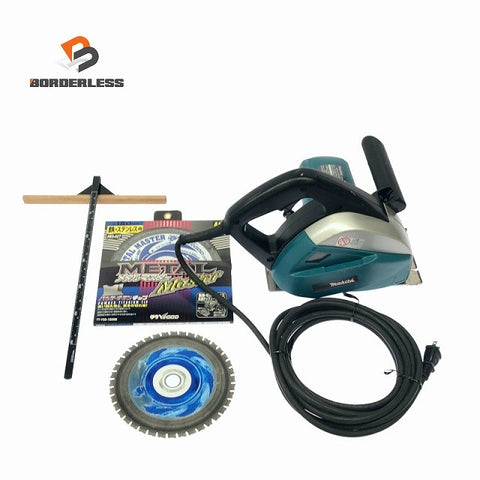 ☆中古比較的綺麗☆makita マキタ 100V 185mm チップソーカッター 4130N 未使用替刃付 コード式 チップソー切断機 鉄工用133079