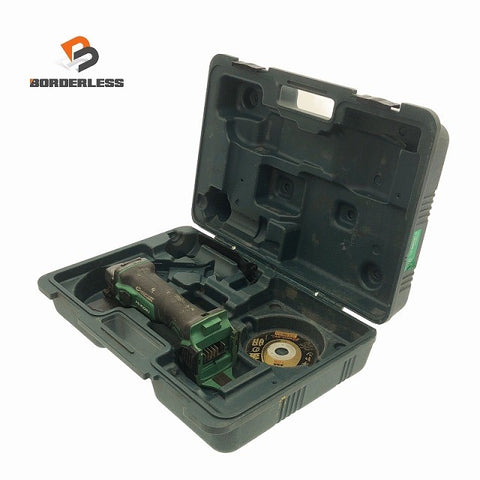 ☆中古品☆HiKOKI ハイコーキ 18V 125mm コードレスディスクグラインダー G18DBBVL 本体＋ケース付 充電式 ディスクサンダー119063