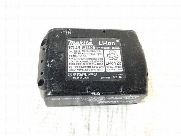☆中古品※コメント必読☆makita マキタ 18V 6.0Ah 純正 リチウムイオンバッテリー BL1860B 雪マーク 残量表示付128479 - 10