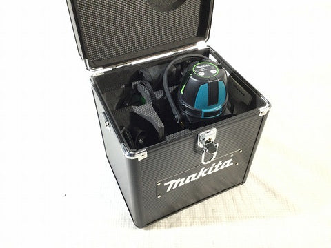 ☆中古美品☆makita マキタ 充電式屋内･屋外兼用追尾墨出し器 SK314GDN/SK314GDZN 受光器 ケース付 グリーンレーザー墨出し器131618 - 0