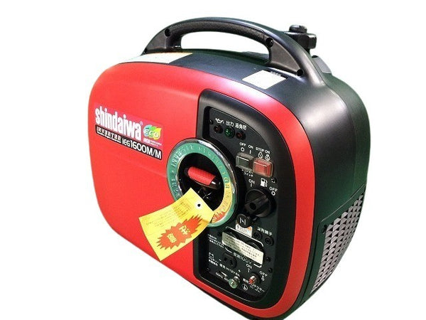 ☆未使用品☆shindaiwa 新ダイワ 防音型 エンジン発電機 iEG1600M-Y インバーター発電機 - 2
