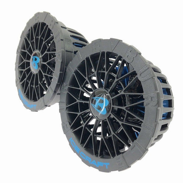 ☆未使用品☆BURTLE バートル アイスクラフト ペルチェファンユニット IC10-1 黒 空調作業服用 ペルチェベスト用 京セラ135757 - 3
