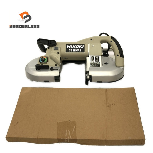 ☆極美品☆HiKOKI ハイコーキ 100V ロータリバンドソー CB12VA2 本体のみ コード式 ロータリーバンドソー 帯鋸切断機 鉄工用118399 - 1