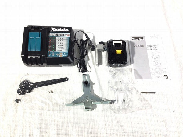 ☆未使用品☆makita マキタ 18V充電式トリマ RT50DRG バッテリー(18V 6.0Ah) 充電器 ケース付き 電動工具 ルーター - 9