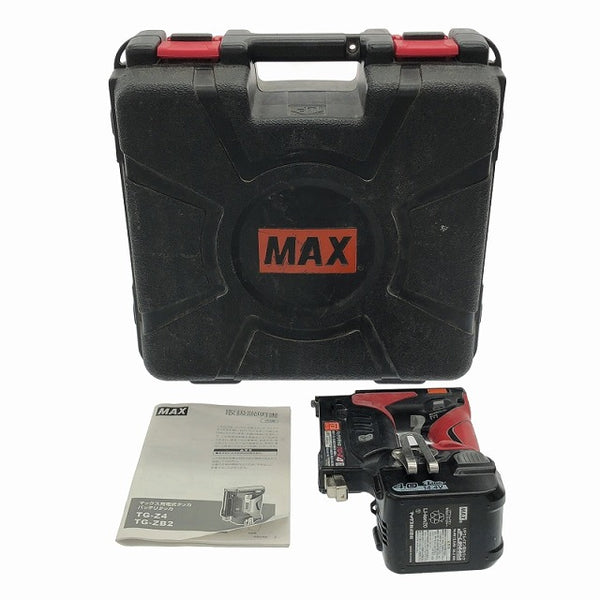 ☆中古品☆MAX マックス 14.4V/18V 充電式タッカー TG-Z4 バッテリ1個(14.4V 4.0Ah) ケース付 ステープル幅13mm 長さ13mm - 3