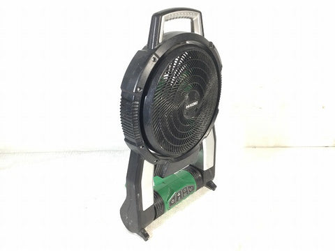 ☆比較的綺麗です☆HiKOKI ハイコーキ 14.4V/18V コードレスファン UF18DSAL 充電器 UC18YDL2付き 暑さ対策129460 - 0