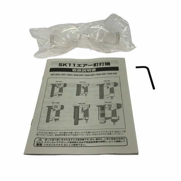 ☆未使用品☆SK11 藤原産業 35mm 常圧 エアピン釘打機 SAN-35P ケース付 エアピン釘打ち機 ピンネイラ ピンタッカ エア工具129816 - 10