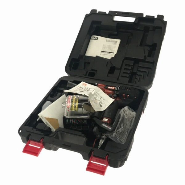 ☆未使用品☆ MAX マックス 65mm 高圧釘打機スーパーネイラ HN-65N4(D)-R AEROSTAR/エアロスター マイスターレッド135356 - 2