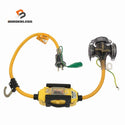 ☆中古美品☆HATAYA ハタヤ JET 漏電遮断器付 BFX延長コード 屋外用 BFX-013KC 3口コンセント 0.7ｍ131068 - 1