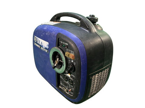 ☆中古品☆ YAMAHA ヤマハ 1.6kVA 防音型インバータ発電機 EF1600iS 青/ブルー 本体+パーツ アウトドア 防災128849 - 0