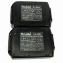 ☆中古品セット☆makita マキタ 18V 3.0Ah 純正 リチウムイオンバッテリー BL1830B(4回×2個) 急速充電器 DC18RF137920 - 9