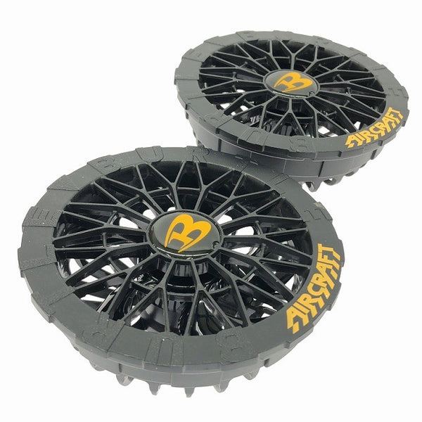 ☆中古品☆ BURTLE バートル 30V エアークラフト専用バッテリーファンセット AC10 AC10-1 黒/ブラック 充電ケーブル136993 - 2