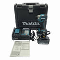 ☆極美品☆makita マキタ 18V 充電式インパクトドライバ TD173DRGX 青/ブルー バッテリー2個(18V 6.0Ah)充電器 ケース付 コメ有120626 - 3
