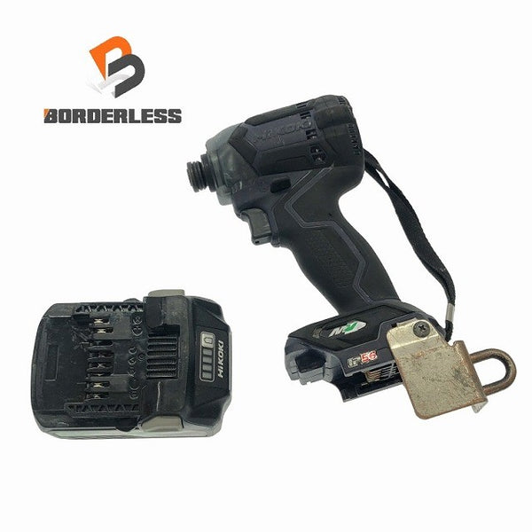 ☆中古品☆HiKOKI ハイコーキ 36V コードレスインパクトドライバ WH36DC バッテリー(BSL36A18) 付き 電動工具 締め付け 115984115984 - 1