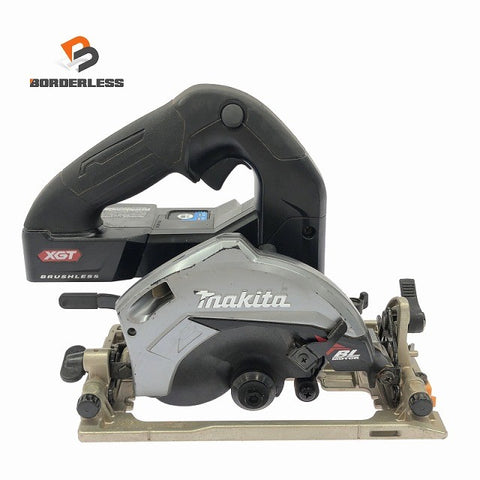 ☆中古品☆makita マキタ 40Vmax 125mm 充電式マルノコ HS005G 本体のみ コードレス 丸のこ 丸ノコ 丸鋸 木工132192