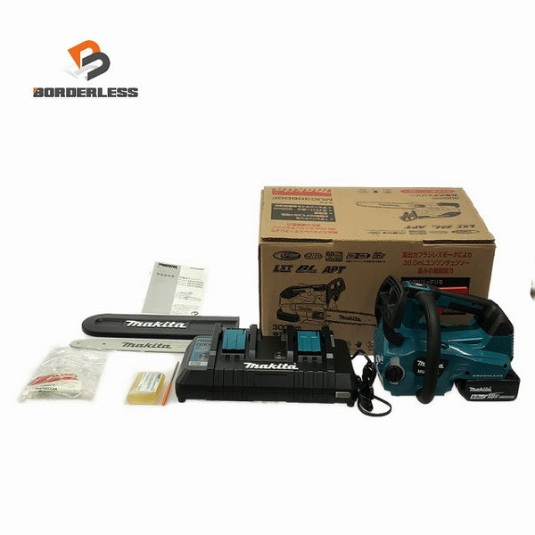 ☆未使用品☆makita マキタ 18V×2＝36V 300mm 充電式チェンソー MUC306DGF バッテリ2個(6.0Ah) 2口急速充電器付 チェーンソー130868 - 1