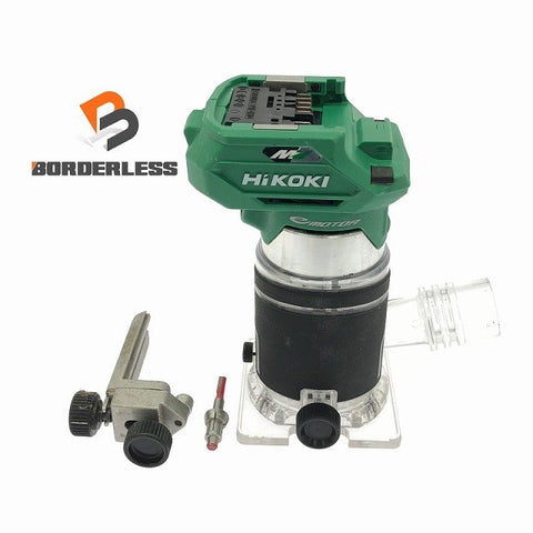 ☆比較的綺麗☆HiKOKI ハイコーキ 36V コードレストリマー M3608DA 本体のみ 充電式 ルーター 木材加工 穴あけ トリミング 116154