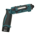 ☆未使用品☆makita マキタ 7.2V 充電式ペンドライバドリル DF012DSHX 青 バッテリ2個(1.5Ah) 充電器 ケース付 コードレス137184 - 10