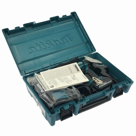 ☆未使用品☆ makita マキタ 18V 充電式ピンタッカ PT353DRG バッテリ1個(18V 6.0Ah) 充電器 ケース付き116932 - 0