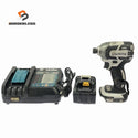 ☆中古品☆makita マキタ 14.4V 充電式インパクトドライバー TD137D 白 バッテリ1個(14.4V4.0Ah) 充電器付 DIY 締付け 電動工具126528 - 1