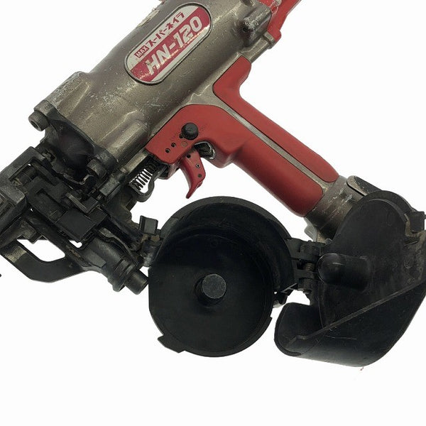 ☆中古品☆ MAX マックス 65mm 高圧コンクリートピンネイラ HN-120 本体+パーツ+ケース 釘/クギ ねじ/ネジ エアーツール - 9