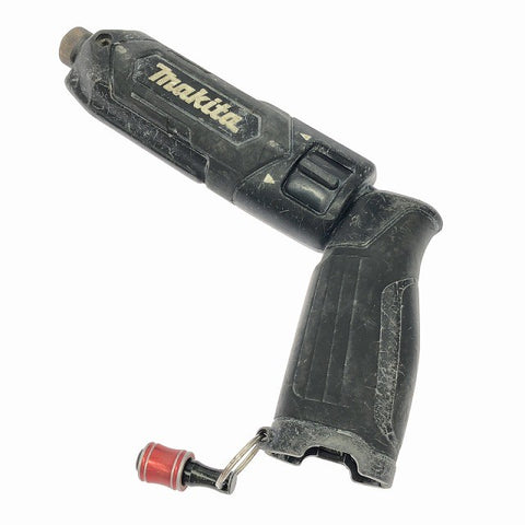 ☆中古品☆makita マキタ 7.2V 充電式ペンインパクトドライバー TD022D 黒/ブラック 本体2個+バッテリ2個(1.5Ah) 充電器付130416 - 0