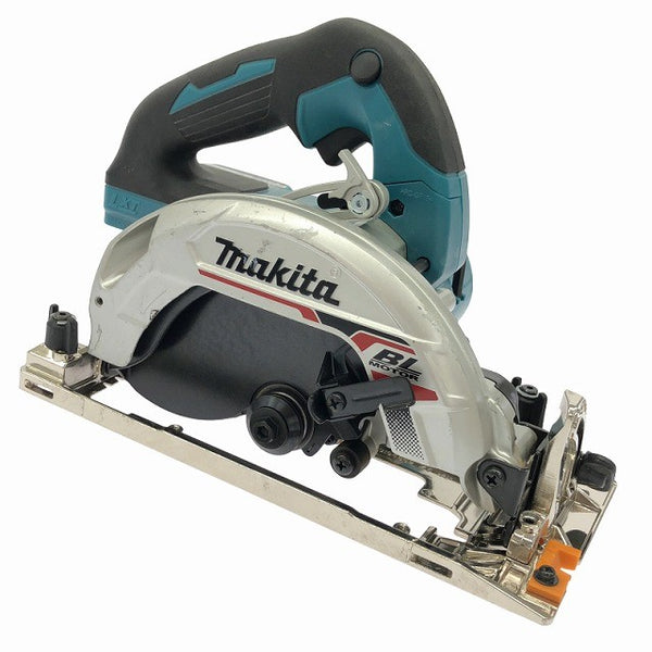 ☆比較的綺麗☆makita マキタ 18V 165ｍｍ 充電式マルノコ HS631D バッテリ1個(6.0Ah) 鮫肌付 コードレス丸のこ 2022年9月製造127455 - 3