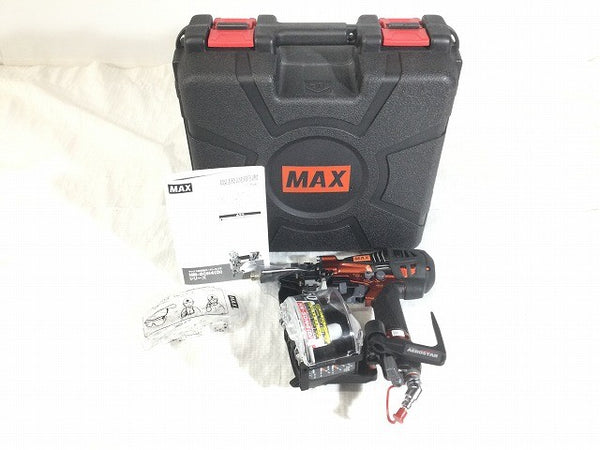 ☆未使用品☆MAX マックス 50mm 高圧コイルネイラ HN-50N4(D)-R マイスターレッド エアー/ロール 釘打機 /釘打ち機 エアツール133423 - 3