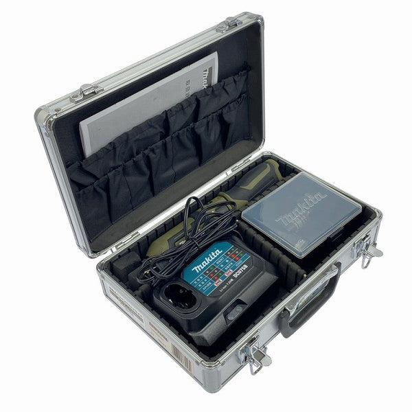 ☆美品☆makita マキタ 7.2V 充電式ペンインパクトドライバー TD022DSHXO オリーブ バッテリ2個(7.2V1.5Ah) 充電器 ケース129930 - 2