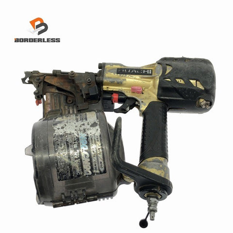 ☆中古品☆HITACHI 日立工機 90mm 高圧 ロール釘打機 NV90HMC ロール釘打ち機 エア釘打機 エア釘打ち機 コイルネイラ123010