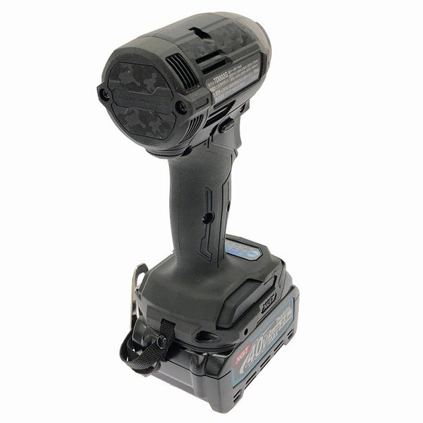 ☆未使用品☆makita マキタ 40Vmax 充電式インパクトドライバー TD002G 黒/ブラック バッテリ2個(2.5Ah) 充電器付 コードレス136804 - 4