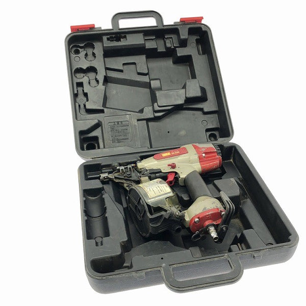 ☆中古品☆MAX マックス 50mm 常圧 コイルネイラ CN-450 ケース付 エア釘打機 エア釘打ち機 ロール釘打機 ロール釘打ち機131828 - 2