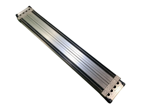 ☆中古品☆ ALINCO アルインコ 滑り止めラバー付伸縮式足場板 VSSR-300H 幅262／236(mm) 厚さ70mm 許容荷重120kg 枠組 足場 矢板133978 - 0