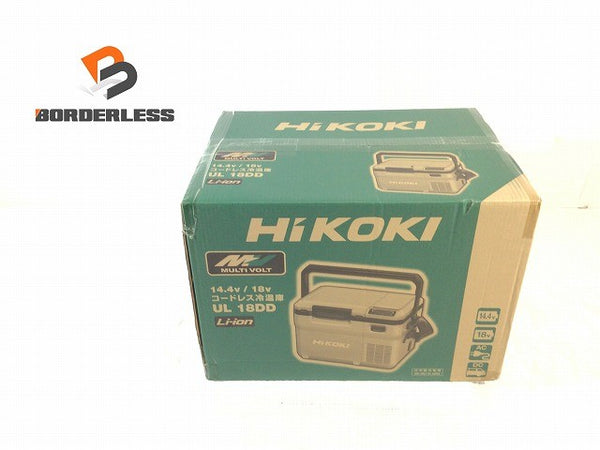 ☆未使用品☆HiKOKI ハイコーキ 14.4V/18V 10.5L コードレス保冷温庫 UL18DD(XMBZ) サンドベージュ バッテリー1個付136925 - 1