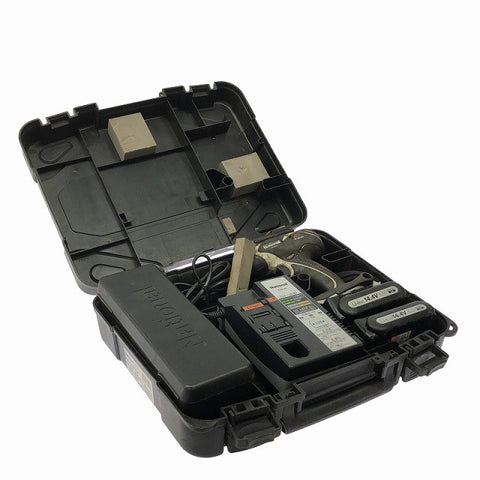☆中古品☆National ナショナル 14.4V 充電式インパクトレンチ EZ7541LN2S-B バッテリ2個(3.0Ah)充電器 ケース付 コードレス129055 - 0